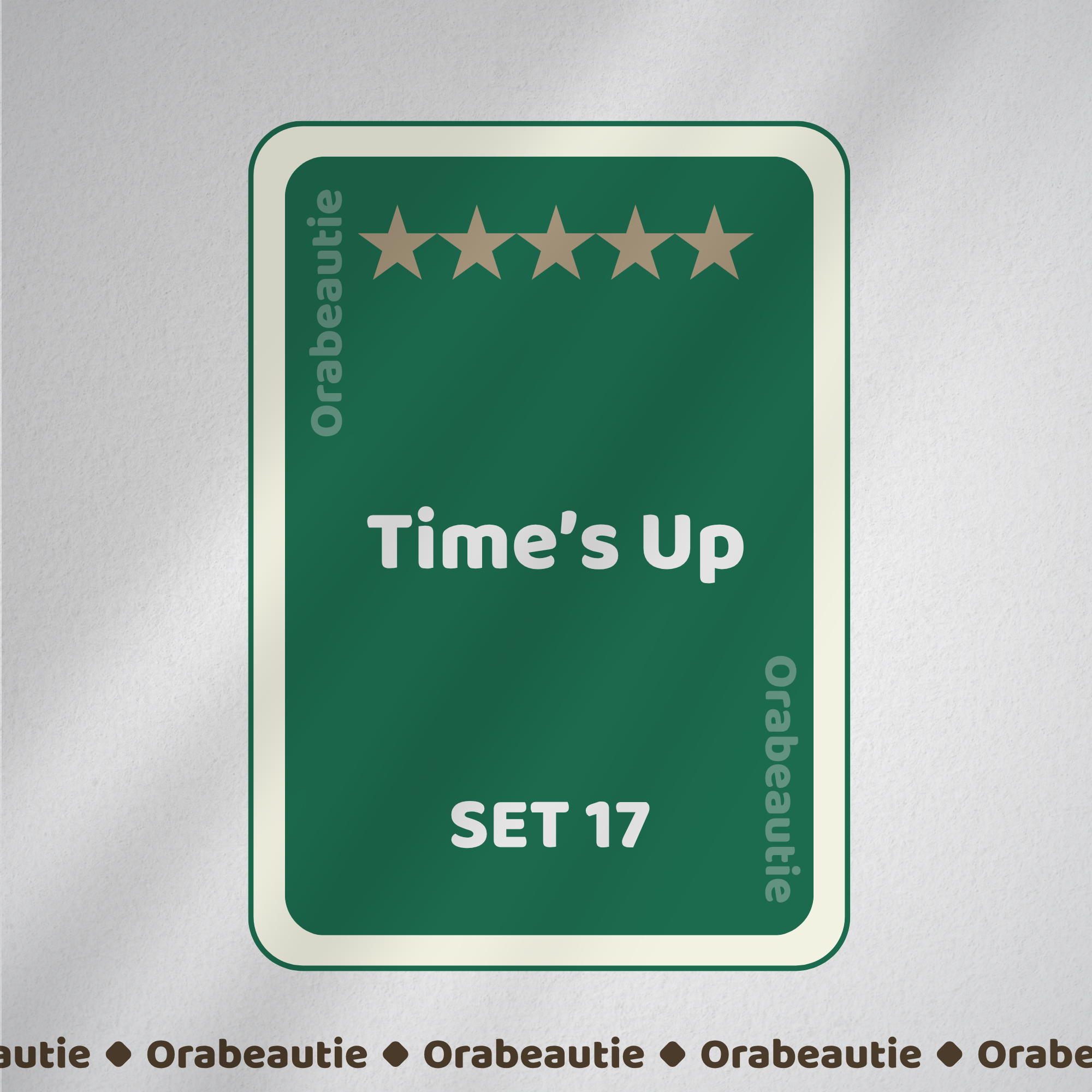 Time's Up - Monopoly GO Set 17 - 5 stars sticker - Summer Escape