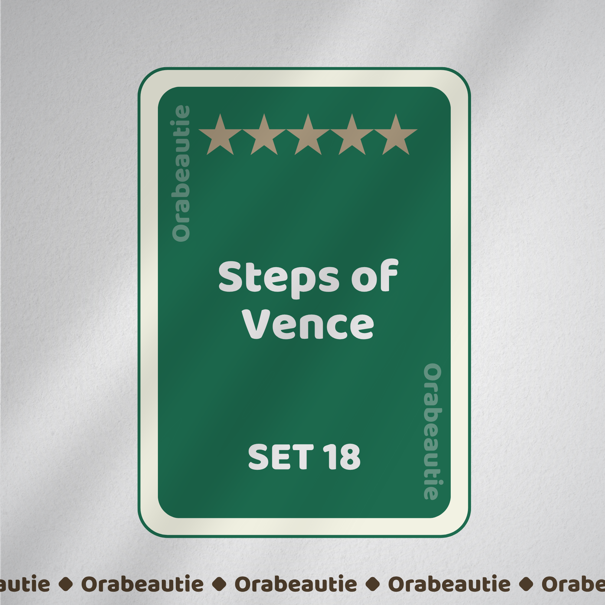 Steps of Vence - Monopoly GO Set 18 - 5 stars sticker - Summer Escape