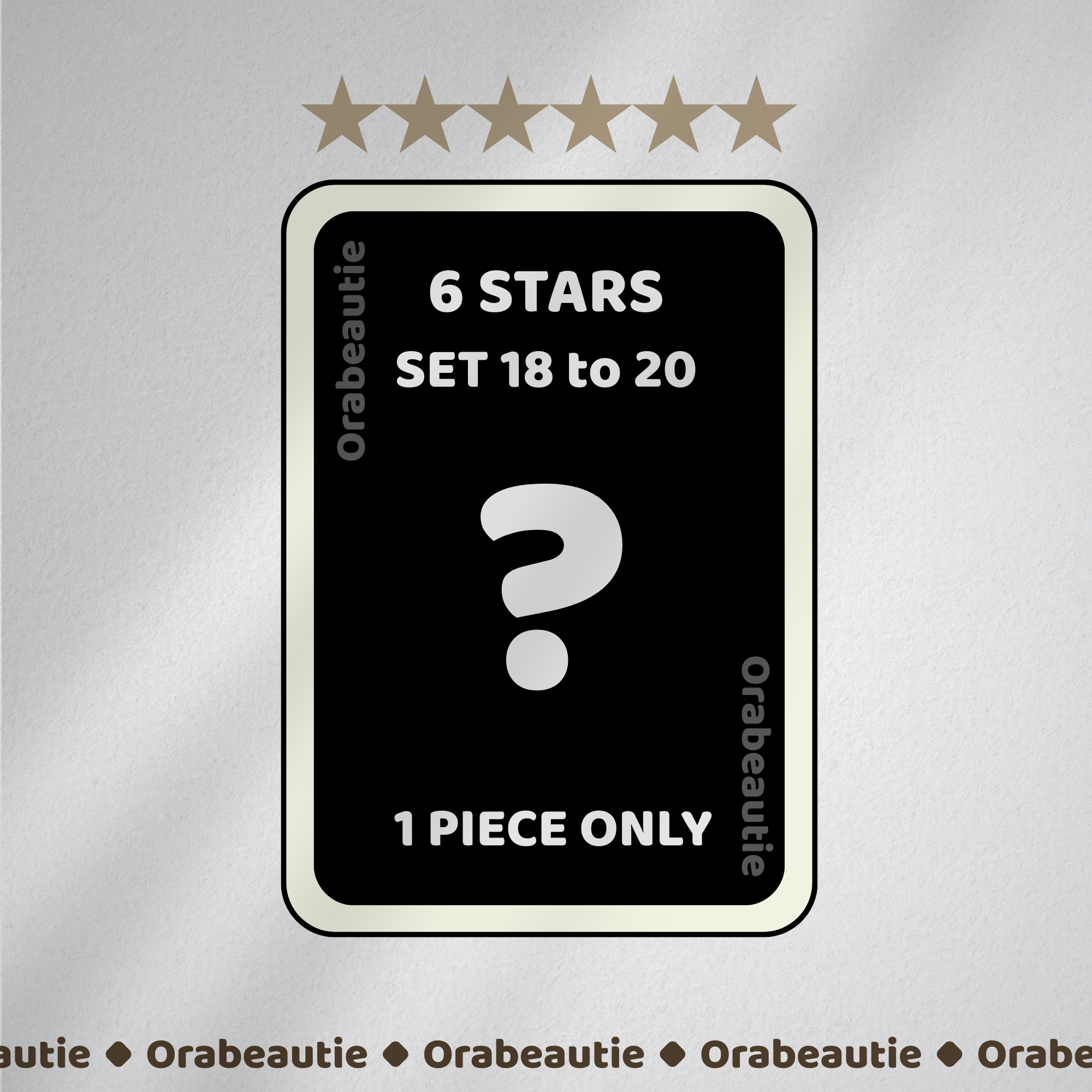 ALL Monopoly GO 6 Stars Sticker (1 Piece) Set 18-20 (Choose 1 only) - Summer Escape